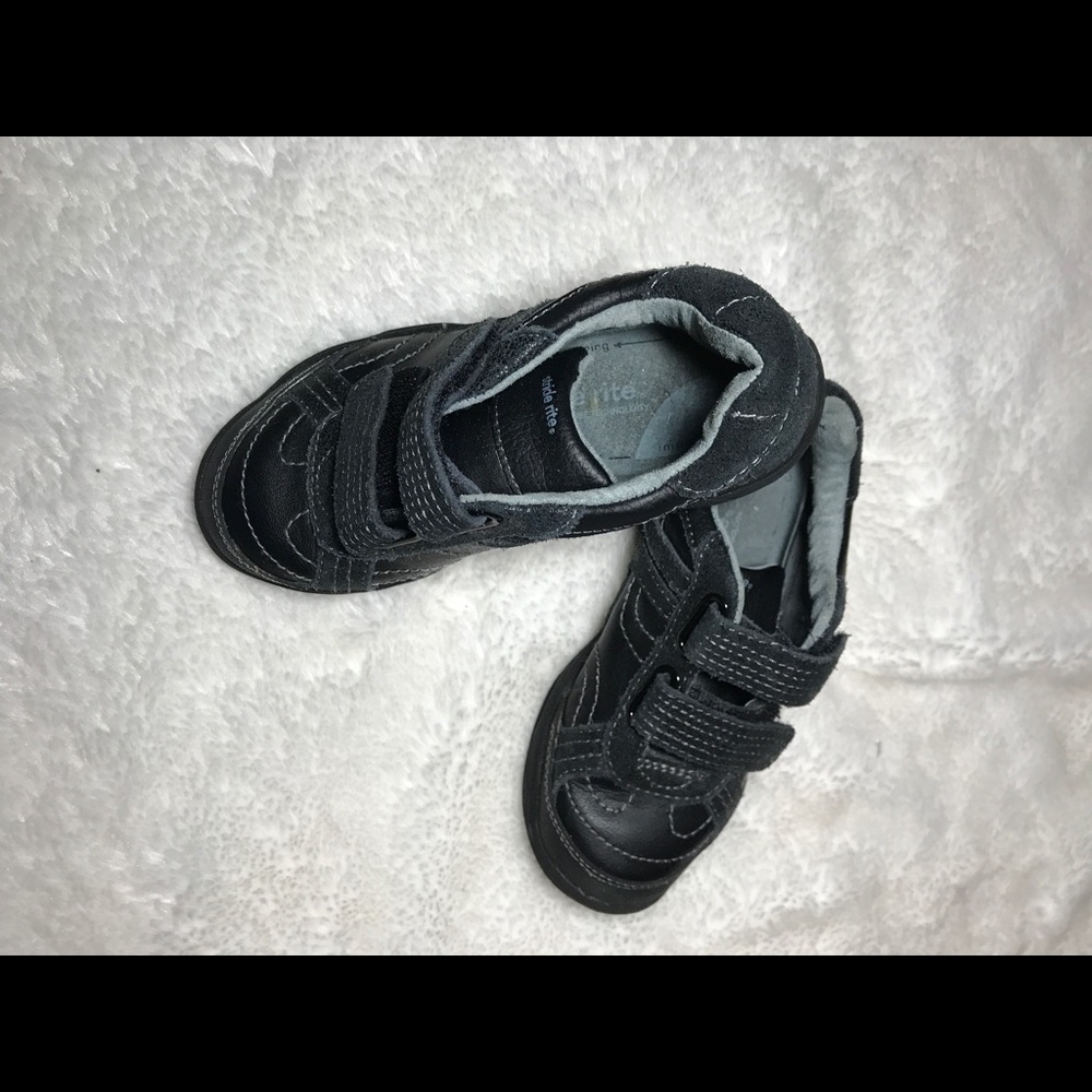 Blue Stride Rite Velcro dress sneaker